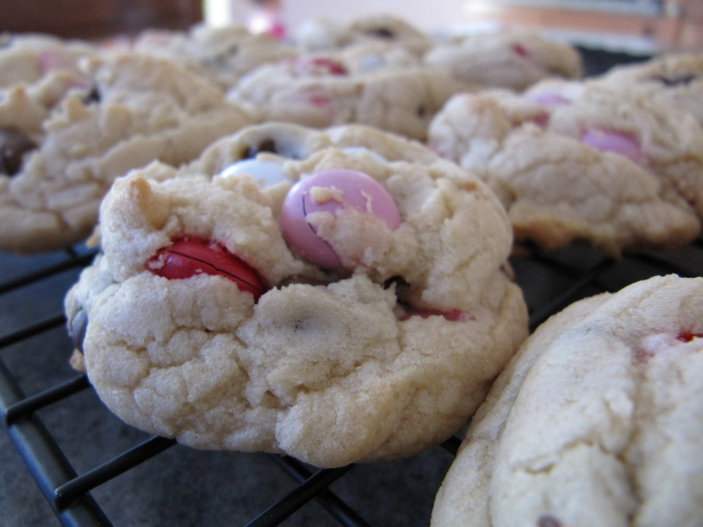 Soft and Chewy Chocolate Chip m&m Cookies - Baked by Rachel •