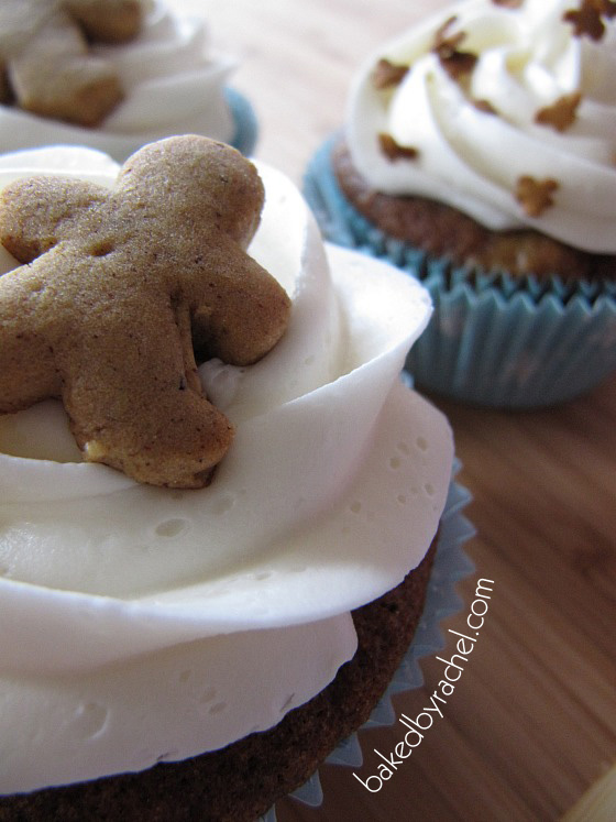 Gingerbread Cupcake Recipe From bakedbyrachel.com