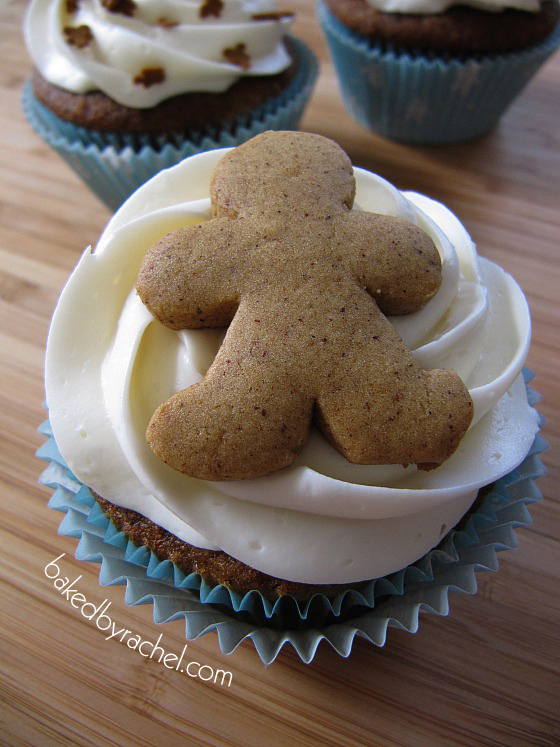 Gingerbread Cupcake Recipe From bakedbyrachel.com