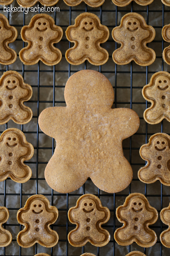 Classic soft and chewy gingerbread cookie recipe from @bakedbyrachel