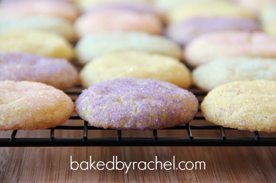 Lemon Sugar Cookie Recipe from bakedbyrachel.com