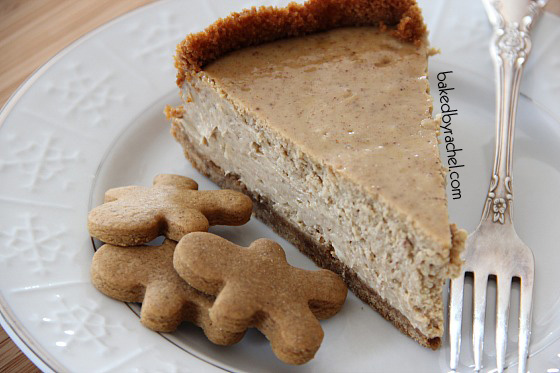 Gingerbread Cheesecake Recipe from bakedbyrachel.com