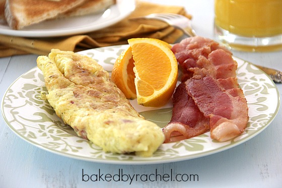 Rolled Omelette Recipe from bakedbyrachel.com