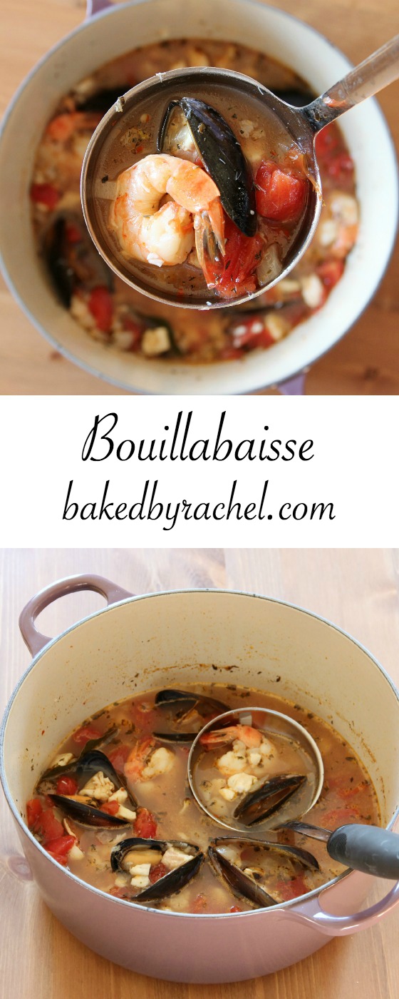 Quick and hearty bouillabaisse recipe from @bakedbyrachel