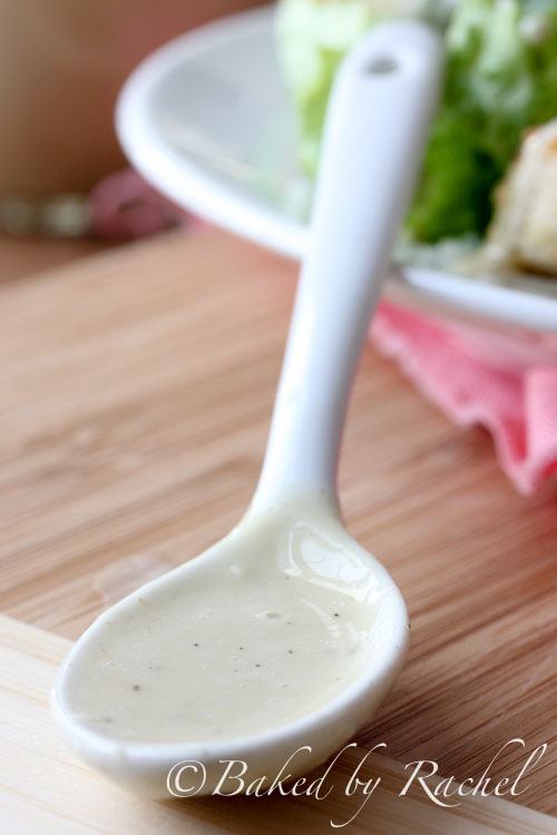 Homemade Caesar Salad Dressing Recipe - bakedbyrachel.com