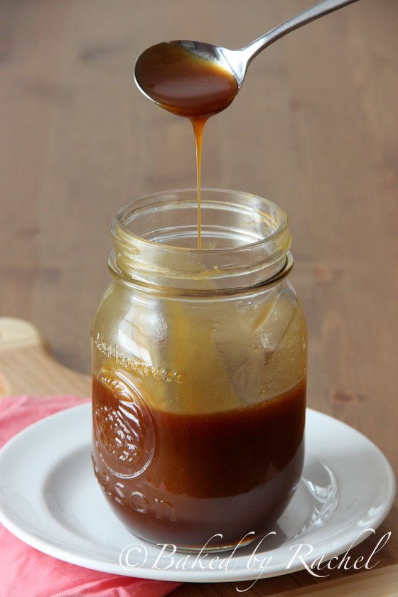 Salted Caramel Sauce Recipe - bakedbyrachel.com