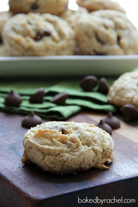 Vanilla Oatmeal Chocolate Chip Cookies Recipe from bakedbyrachel.com
