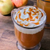 Starbucks Copycat Caramel Apple Spice by @KatrinasKitchen on www.bakedbyrachel.com