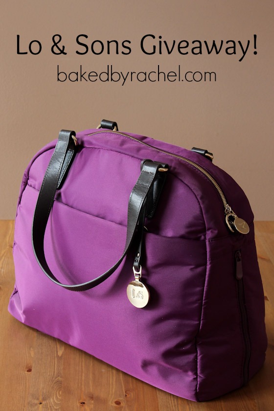 Lo and Sons OMG bag review and giveaway at bakedbyrachel.com