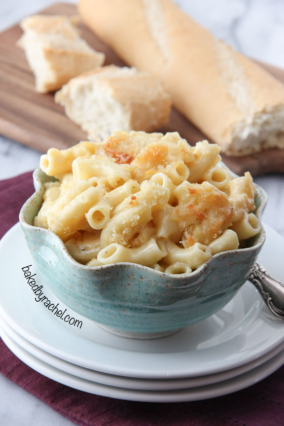 Four Cheese Macaroni and Cheese Recipe from @bakedbyrachel
