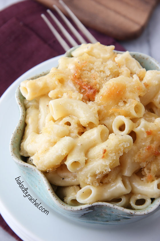 Four Cheese Macaroni and Cheese Recipe from @bakedbyrachel