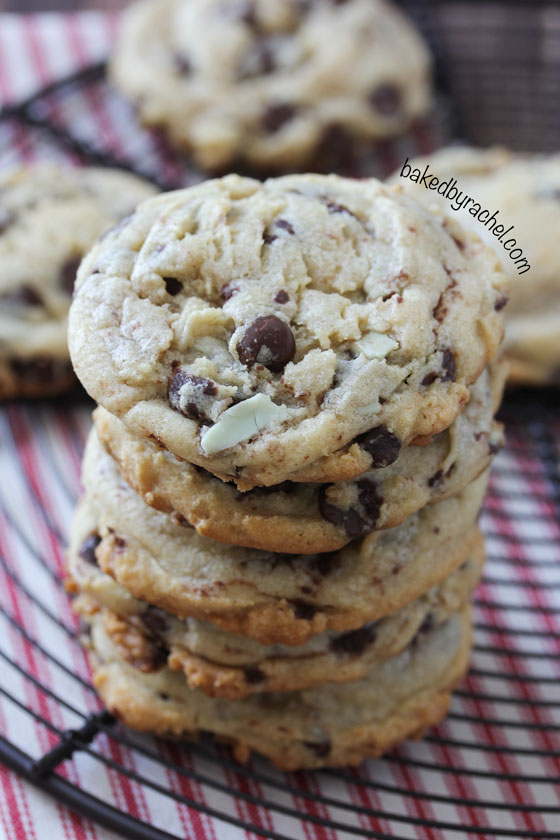 Mint Chocolate Chip Cookie Recipe from @bakedbyrachel