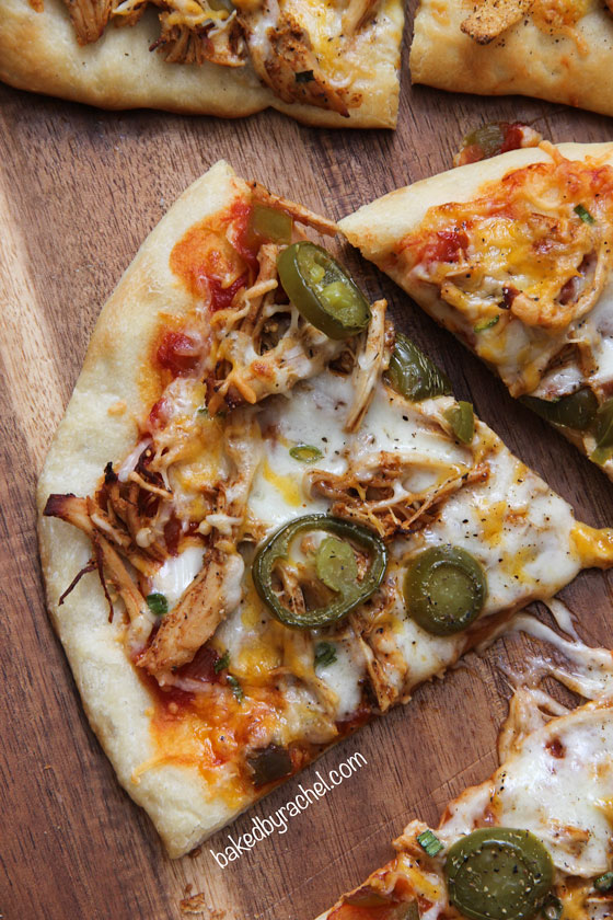 Taco Pizza: Two Ways, recipe at bakedbyrachel.com