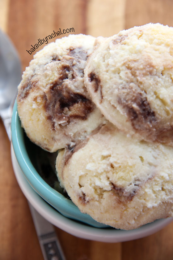 Boston Cream Pie Ice Cream Recipe from @bakedbyrachel