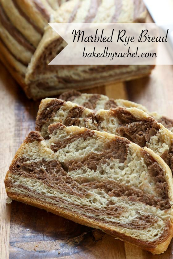 Marbled rye bread recipe from @bakedbyrachel