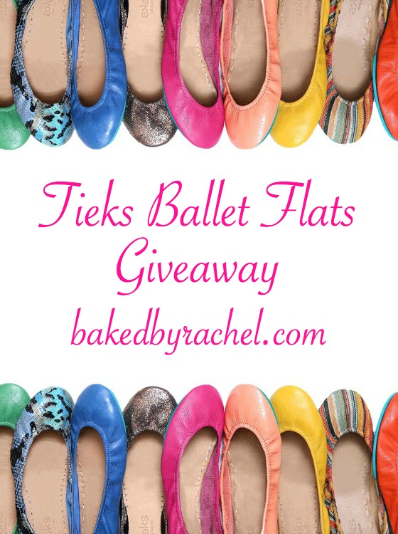 Tieks Ballet Flats Giveaway on bakedbyrachel.com