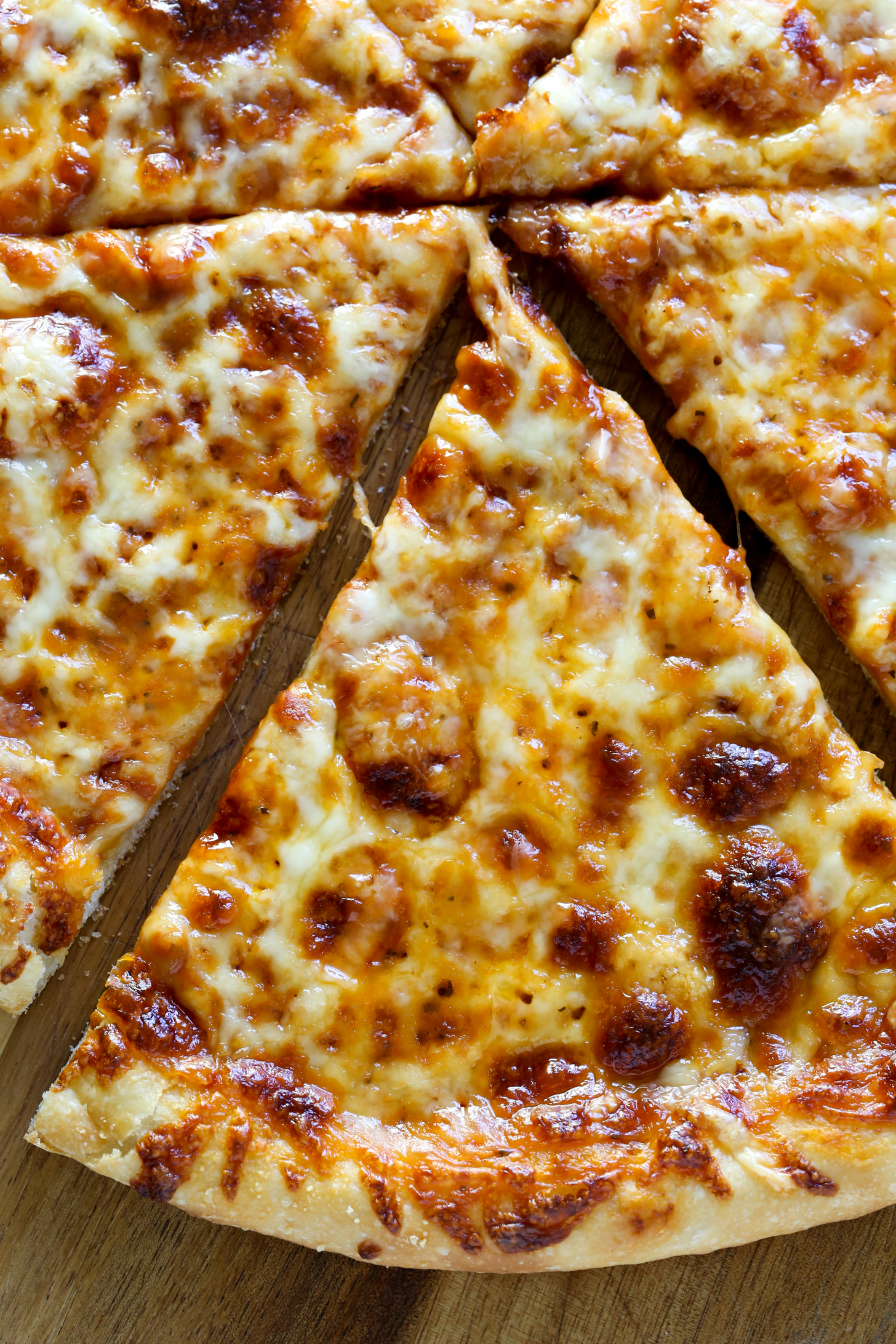 Classic Thin Crust Three Cheese Pizza