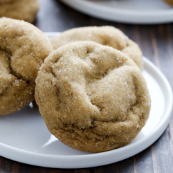 Soft and fluffy pumpkin molasses cookie recipe from @bakedbyrachel